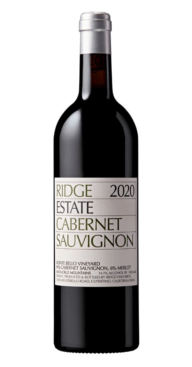 2020 Ridge Estate Cabernet Sauvignon Santa Cruz Mountain